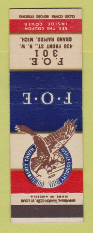 Matchbook Cover - Eagles Club Grand Rapids MI
