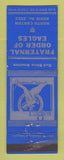 Matchbook Cover - Eagles Club North Canton OH WEAR