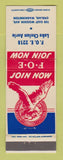 Matchbook Cover - Eagles Club Chelan WA