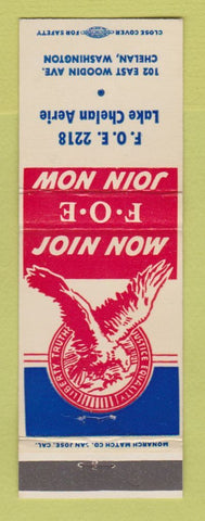 Matchbook Cover - Eagles Club Chelan WA