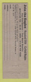Matchbook Cover - Eagles Club Garfield Heights OH