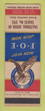Matchbook Cover - Eagles Club Grand Junction Colorado