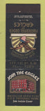 Matchbook Cover - Eagles Club Massillon OH