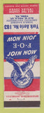 Matchbook Cover - Eagles Club York PA