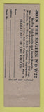 Matchbook Cover - Eagles Club Bucyrus OH