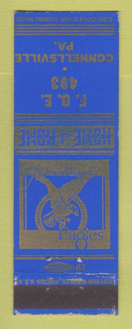 Matchbook Cover - Eagles Club Connellsville PA