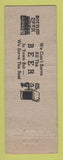 Matchbook Cover - Eagles Club Catawissa PA WEAR