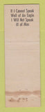 Matchbook Cover - Eagles Club Moline IL 1955 WEAR