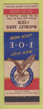Matchbook Cover - Eagles Club Canton OH