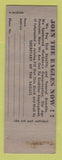 Matchbook Cover - Eagles Club Louisville KY WEAR