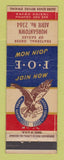 Matchbook Cover - Eagles Club Morgantown WV
