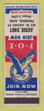 Matchbook Cover - Eagles Club Phoenix AZ