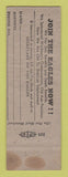 Matchbook Cover - Eagles Club Omaha NE WEAR