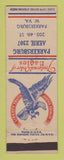 Matchbook Cover - Eagles Club Pakersburg WV