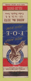 Matchbook Cover - Eagles Club Cedar Rapids IA WEAR