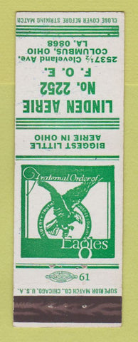 Matchbook Cover - Eagles Club Columbus OH WWII