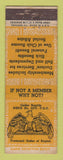 Matchbook Cover - Eagles Club Cedar Rapids IA WEAR
