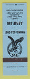 Matchbook Cover - Eagles Club Martins Ferry OH BLUE