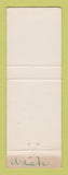 Matchbook Cover - Eagles Club Aberdeen WA BLACK WEAR
