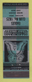 Matchbook Cover - Eagles Club Gaylord MI