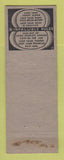 Matchbook Cover - Eagles Club Gaylord MI