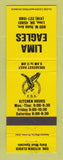 Matchbook Cover - Eagles Club Lima OH
