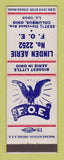 Matchbook Cover - Eagles Club Columbus OH WWII