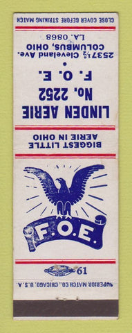 Matchbook Cover - Eagles Club Columbus OH WWII