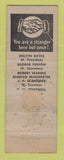 Matchbook Cover - Eagles Club Washington PA YELLOW WEAR