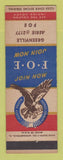 Matchbook Cover - Eagles Club Greenville