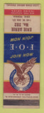 Matchbook Cover - Eagles Club Erie PA