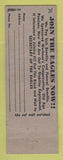 Matchbook Cover - Eagles Club Erie PA