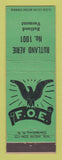 Matchbook Cover - Eagles Club Rutland VT