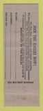 Matchbook Cover - Eagles Club Steubenville OH