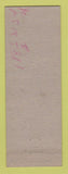 Matchbook Cover - Eagles Club Alliance NE
