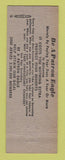 Matchbook Cover - Eagles Club Three Rivers MI