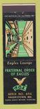 Matchbook Cover - Eagles Club Hagerstown MD