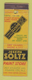 Matchbook Cover - Joseph Soltz Paint Store Atlantic City NJ WEAR