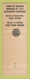 Matchbook Cover - First National Bank Rome GA