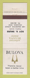 Matchbook Cover - Bulova Watches Roy Smurr Columbus OH