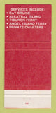 Matchbook Cover - Red & White Fleet San Francisco CA 30 Strike