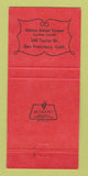 Matchbook Cover - Phil Lehr's Steakery San Francisco CA Hilton Hotel 30 Strike