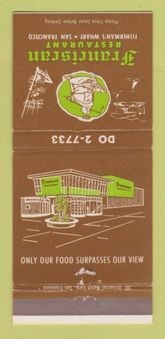 Matchbook Cover - Franciscan Restaurant San Francisco CA 30 Strike