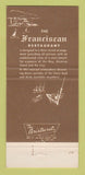 Matchbook Cover - Franciscan Restaurant San Francisco CA 30 Strike
