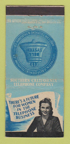 Matchbook Cover - Southern Bell Telephone WEAR 30 Stick