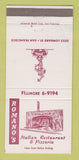 Matchbook Cover - Romano's Italian Restaurant Pizza San Francisco CA 30 Strike