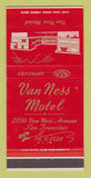 Matchbook Cover - Van Ness Motel San Francisco CA 30 Strike