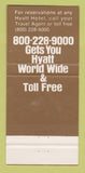 Matchbook Cover - Hyatt Regency Hotel San Francisco CA 30 Strike