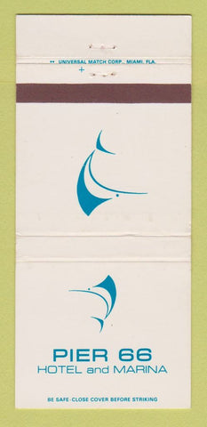 Matchbook Cover - Pier 66 Hotel Marina Fort Lauderdale FL 30 Strike