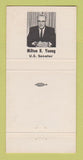 Matchbook Cover - Milton R Young US Senator 30 Strike